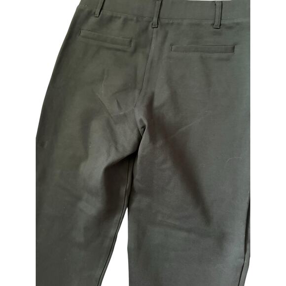 Quince Ultra-Stretch Ponte Straight Leg Pants in Olive Green Size Small Petite - Picture 13 of 13